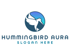 Hummingbird Wings Flying logo