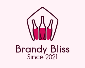 Cellar Wine Bottles logo design