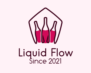 Cellar Wine Bottles logo design