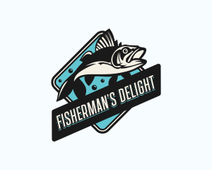 Marina Fishing Fisheries logo design