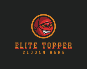 Angry Basketball Sports logo design