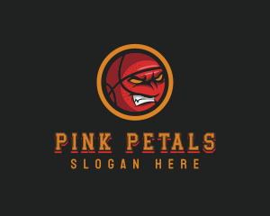 Angry Basketball Sports logo design