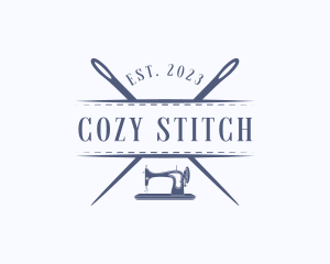 Sewing Machine Needle Tailor logo design