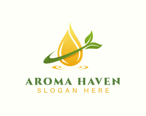 Organic Oil Extract logo design