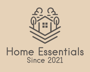 Home Realty Line Art logo design