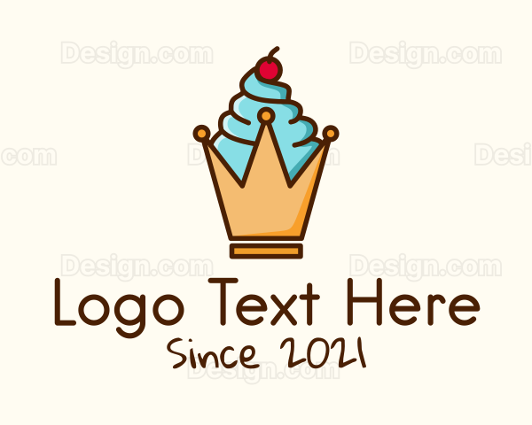 Ice Cream Crown Logo