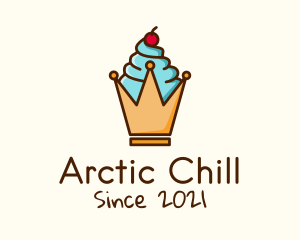 Ice Cream Crown logo design