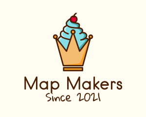 Ice Cream Crown logo design