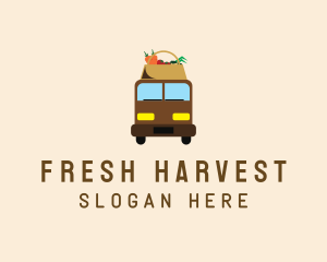 Organic Produce Delivery  logo design