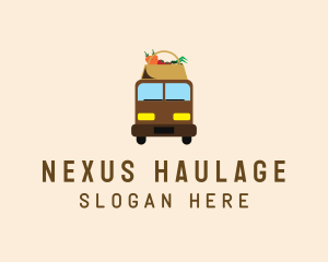 Organic Produce Delivery  logo design