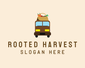 Organic Produce Delivery  logo design