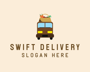 Organic Produce Delivery  logo design