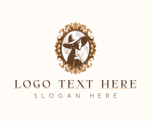 Luxury Woman Hat logo