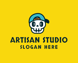 Fun Gamer Skull logo design