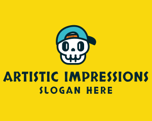 Fun Gamer Skull logo design