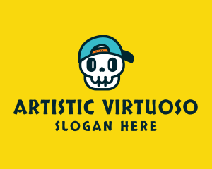 Fun Gamer Skull logo design