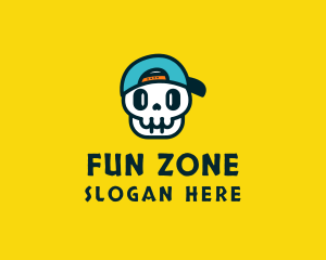 Fun Gamer Skull logo design