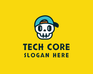 Fun Gamer Skull logo design