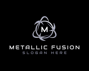 Cyber Metal Technology Software logo design