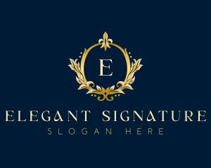 Luxury Floral Ornament logo design