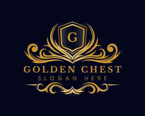 Luxury Crest Ornate logo design