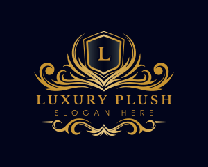 Luxury Crest Ornate logo design