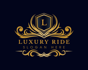 Luxury Crest Ornate logo design