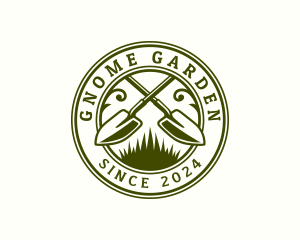 Gardening Shovel Landscaping logo design