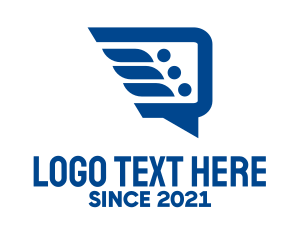 Blue Fast Messaging Application logo