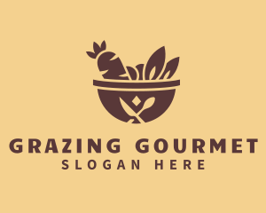 Vegetable Hot Pot logo design