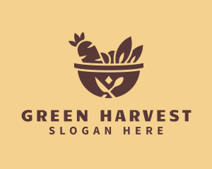 Vegetable Hot Pot logo design