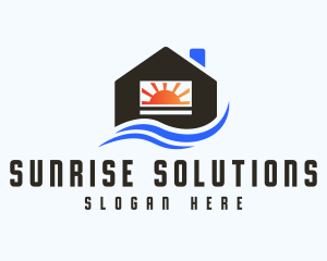 Sun Home Realtor logo design