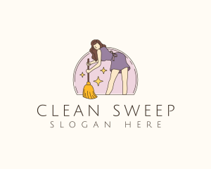 Sweeping Housemaid Cleaner logo