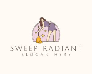 Sweeping Housemaid Cleaner logo