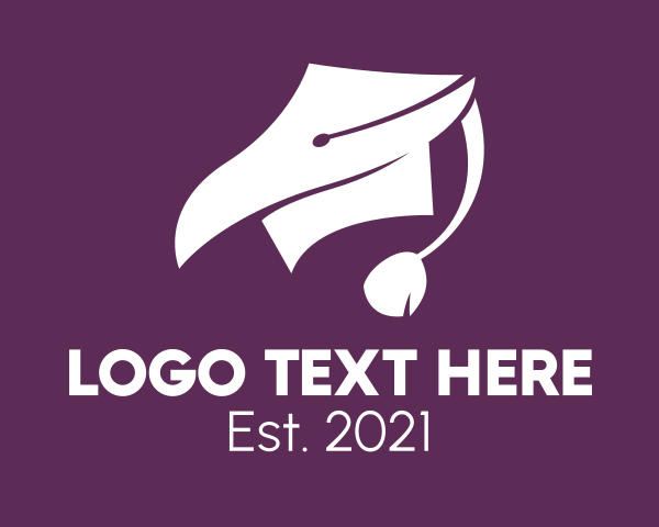 Graduating logo example 1