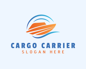 Sea Cargo Shipment logo design