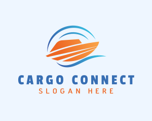 Sea Cargo Shipment logo design