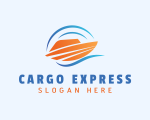 Sea Cargo Shipment logo design