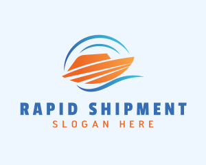 Sea Cargo Shipment logo design