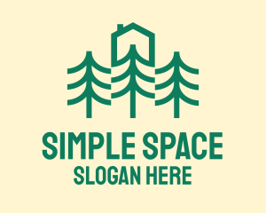 Simple Tree House Camp logo design