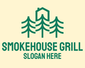 Simple Tree House Camp logo design