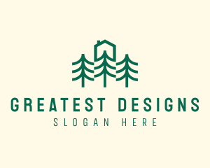 Simple Tree House Camp logo design