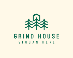 Simple Tree House Camp logo design