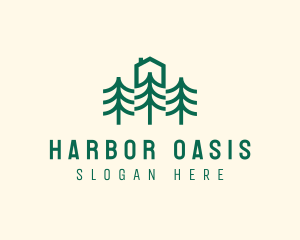 Simple Tree House Camp logo design