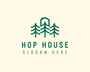 Simple Tree House Camp logo design