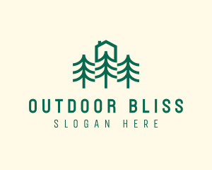 Simple Tree House Camp logo design