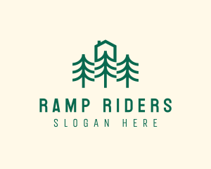 Simple Tree House Camp logo design