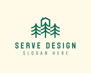 Simple Tree House Camp logo design