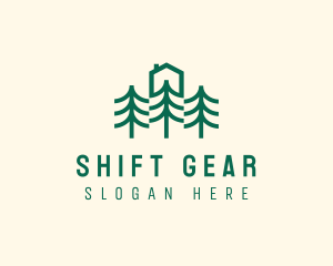 Simple Tree House Camp logo design