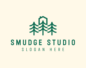 Simple Tree House Camp logo design